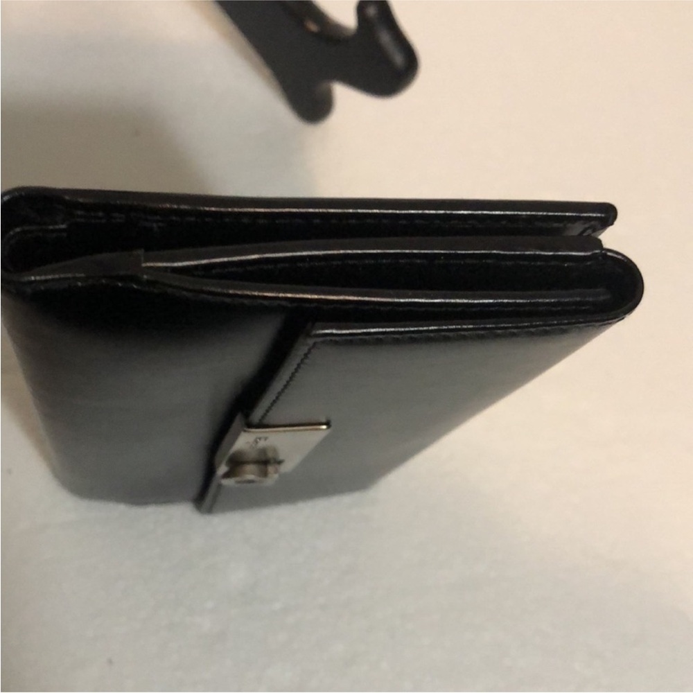 Salvatore Ferragamo Gancini Logo Continental Black Leather Long Wallet - Picture 11 of 13